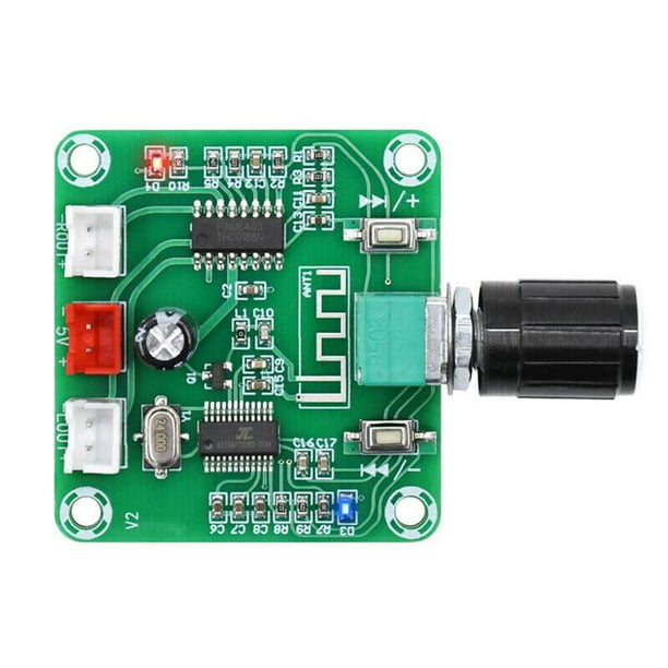 2x Bluetooth 5.0 Power Amplifier Board 2 Channel Adjustable Module for Vehicle